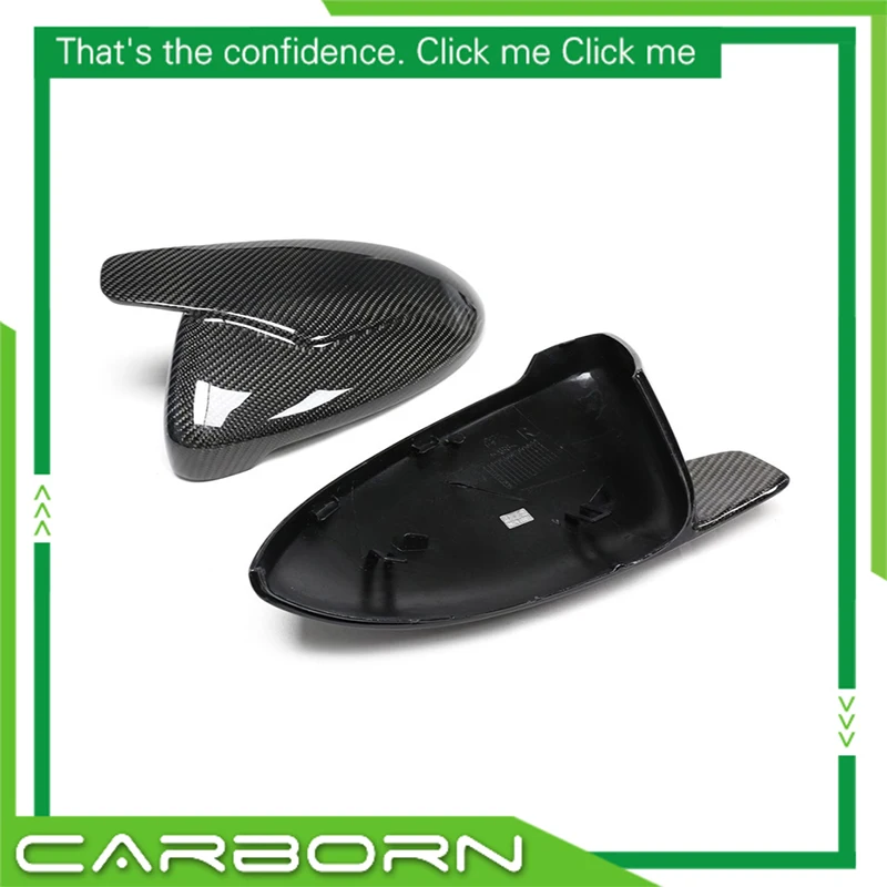 2014-2020 For Volkswagen VW Golf 7 MK7 Lamando Touran-L Sportsvan Forged Carbon/Real Carbon Fiber Mirror Cover Replacement Style