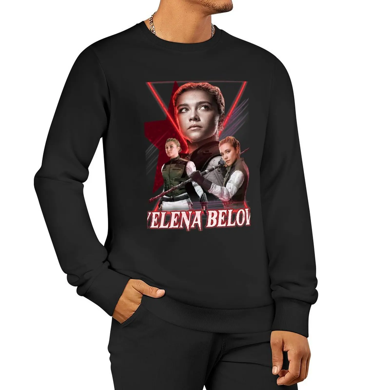 Yelena Belova the most beautiful Pullover Hoodie men clothing sweatshirts