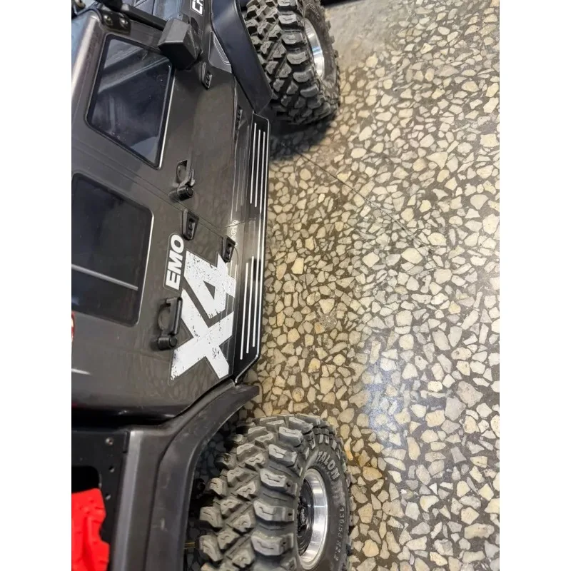 Metal Pedal for CROSSRC EMO X4 1/8 Scale RC Crawler – Black Aluminum Alloy Bolt-On Upgrade Parts Direct Fit No Modification