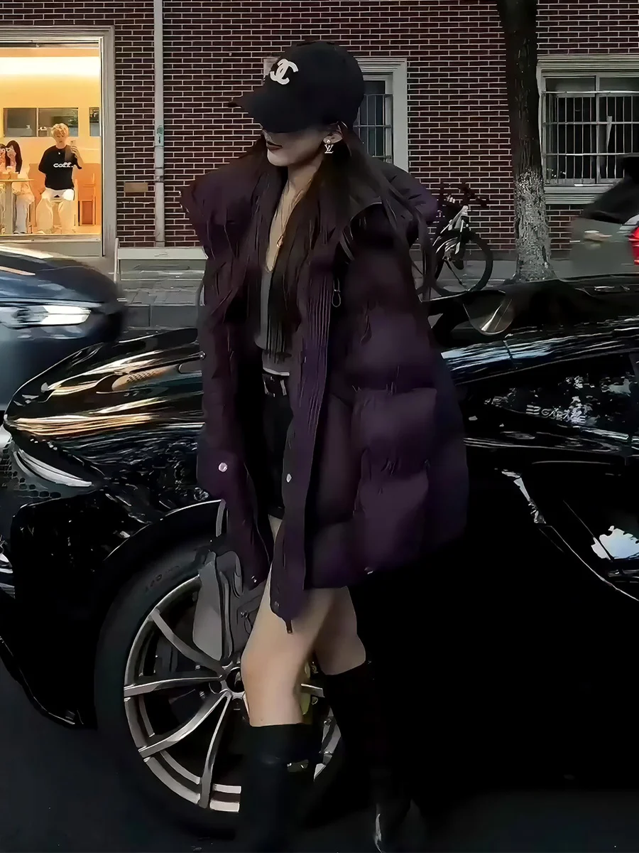 

Женская зимняя куртка-пуховик Sli Ort White Du, утепленная, для повседневной носки, с капюшоном