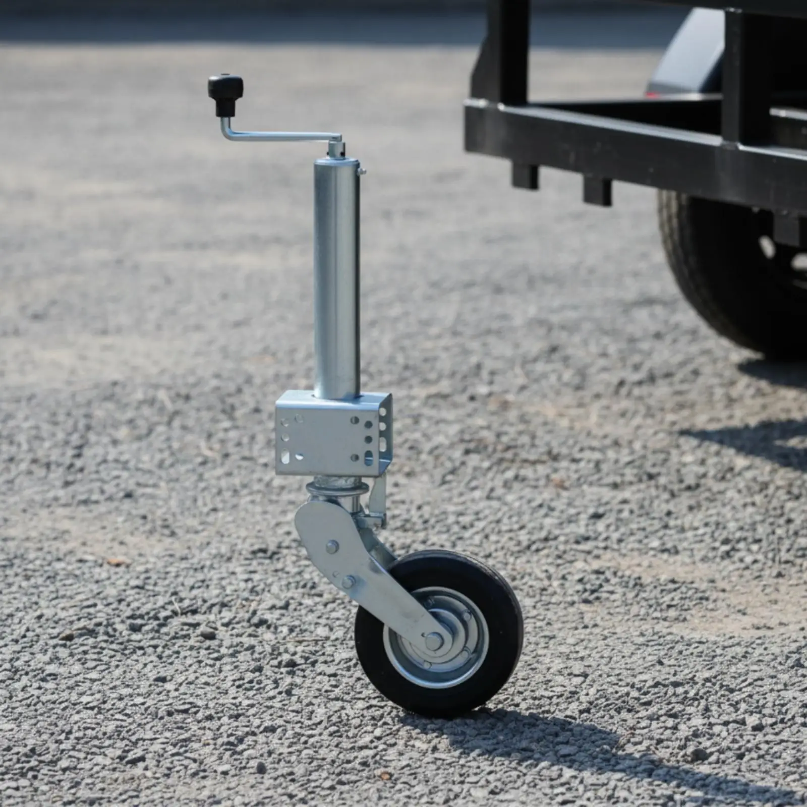 Trailer Support Wheel Wheel Jack Manual Crank Trailer Support Wheel Wheel with