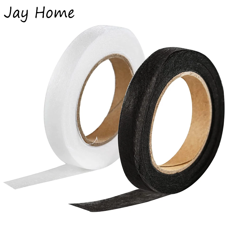 50M Iron on Hem Tape Double Sided Fabric Fusing Hemming Tape Wonder Web Adhesive Hem Tape for Repair Clothes, Pants Garment