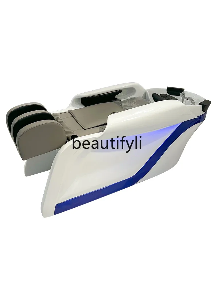 High-end intelligent electric massage shampoo bed multi-function automatic flushing bed hair salon