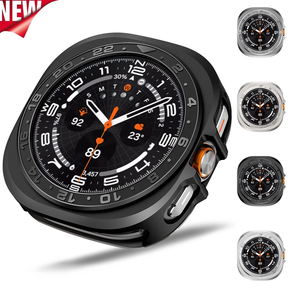 

Металлический чехол из сплава для Samsung Galaxy Watch Ultra 2025 47 мм, роскошный защитный чехол для Samsung Galaxy Watch ULTRA Protective Shell