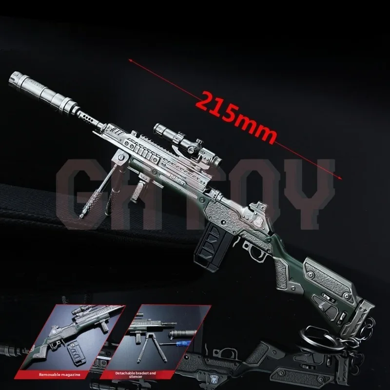 21.5cm/8.46in apex anime periférico bloodhound g7 scout liga artesanato armas modelo pingente arma de brinquedo presente aniversário para meninos da menina