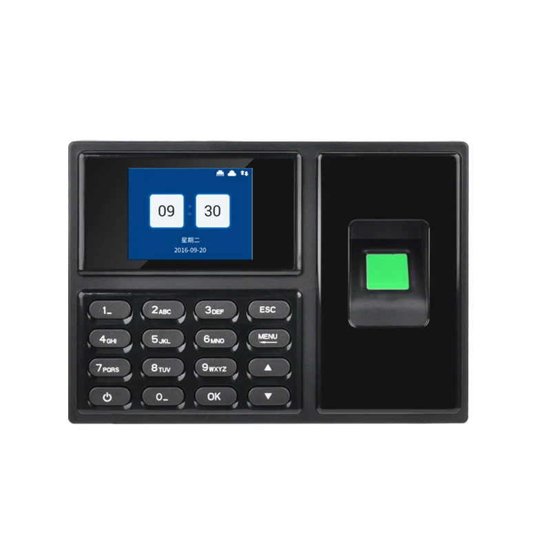 

July005 A4 Biometric Fingerprint Attendance Scanner Time Attendance Machine with Night Vision Special Feature for Time Devices S