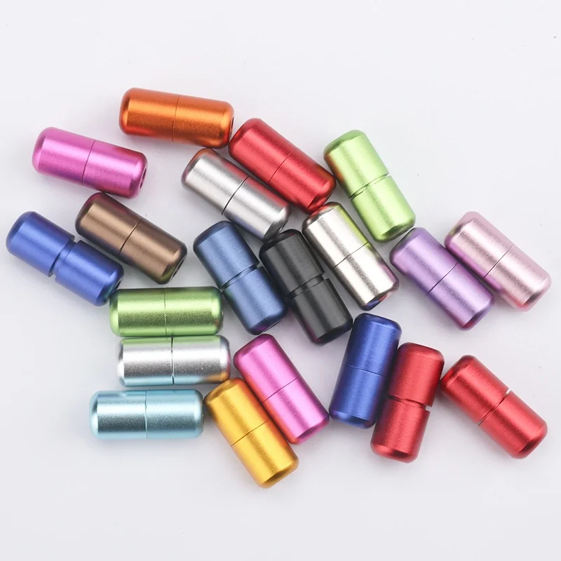 Afbeelding 4: Elastische Veters Sluitingen Metalen Capsule Lock Gespen Tip Uiteinden Geen Stropdas Schoenveters Tieless Elastische Luie Schoenveter Accessries