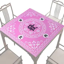 Game Mat For Table 27x27-Inch Anti Slip Mahjong Table Covers Board Game Table Mat Dice Game Tablecloth Mahjong Accessories For