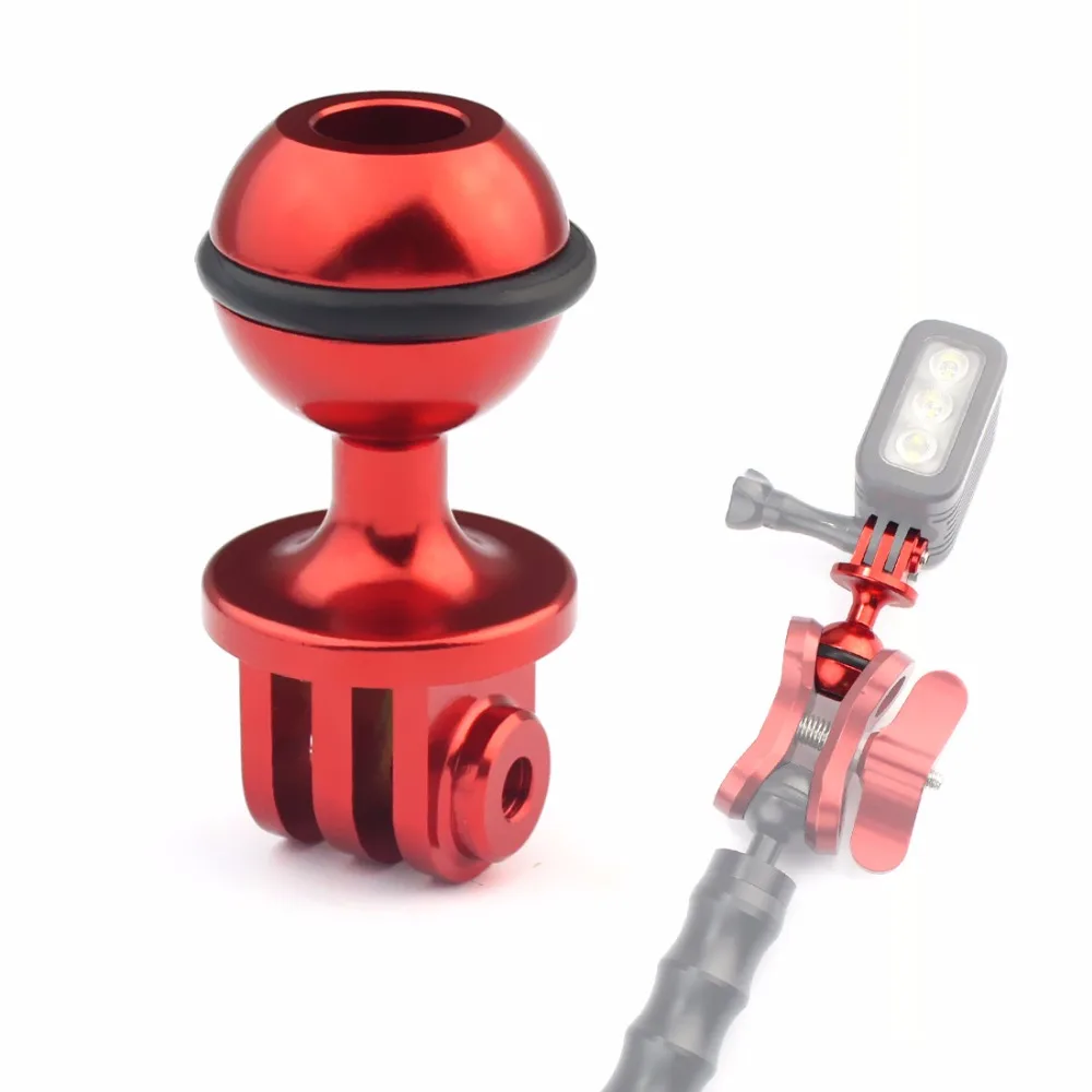 Cnc 1 Zoll Kugelkopf Stativ halterung Adapter Lichter Ständer halter mit Schrauben loch für Gopro Held 13 12 11 10 Dji Action Kamera – Detail 9