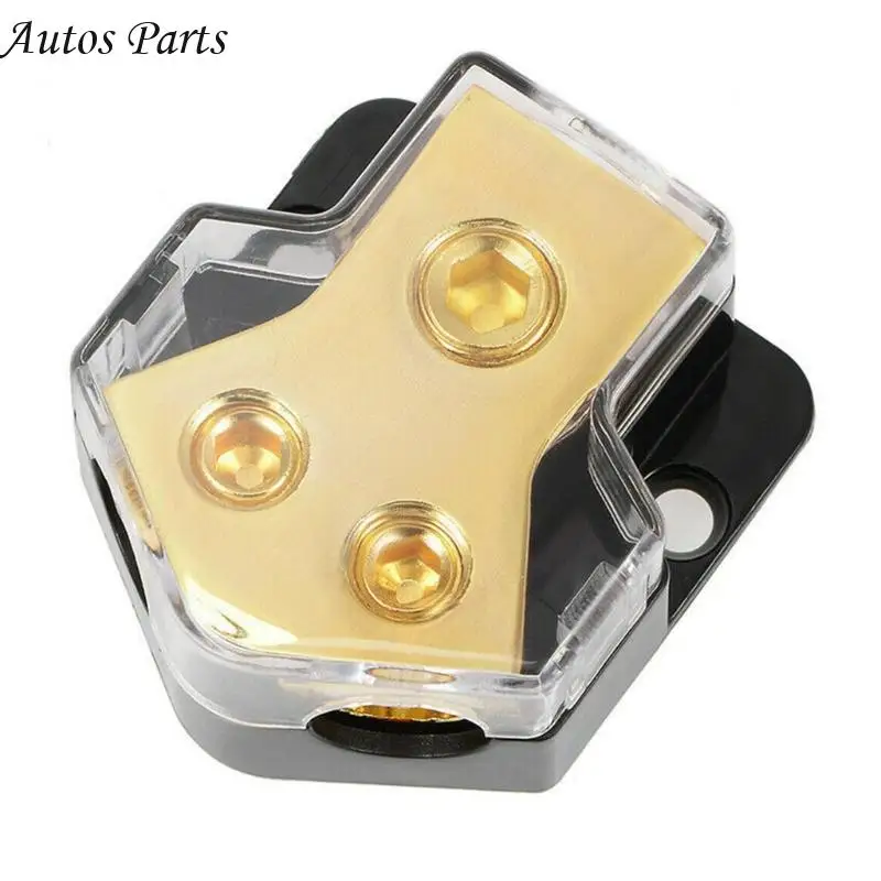 57BA Universal 1 To 2 Ground Wire Distributor Speaker Cable Junction Box For Auto Stereo Modification