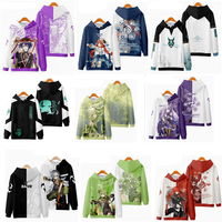 Anime Genshin Impact Cosplay Costume Nilou Lumine Venti Nahida Ganyu Keqing Diluc Razor Collei Hutao Unisex 3D Hoodie Sweatshirt