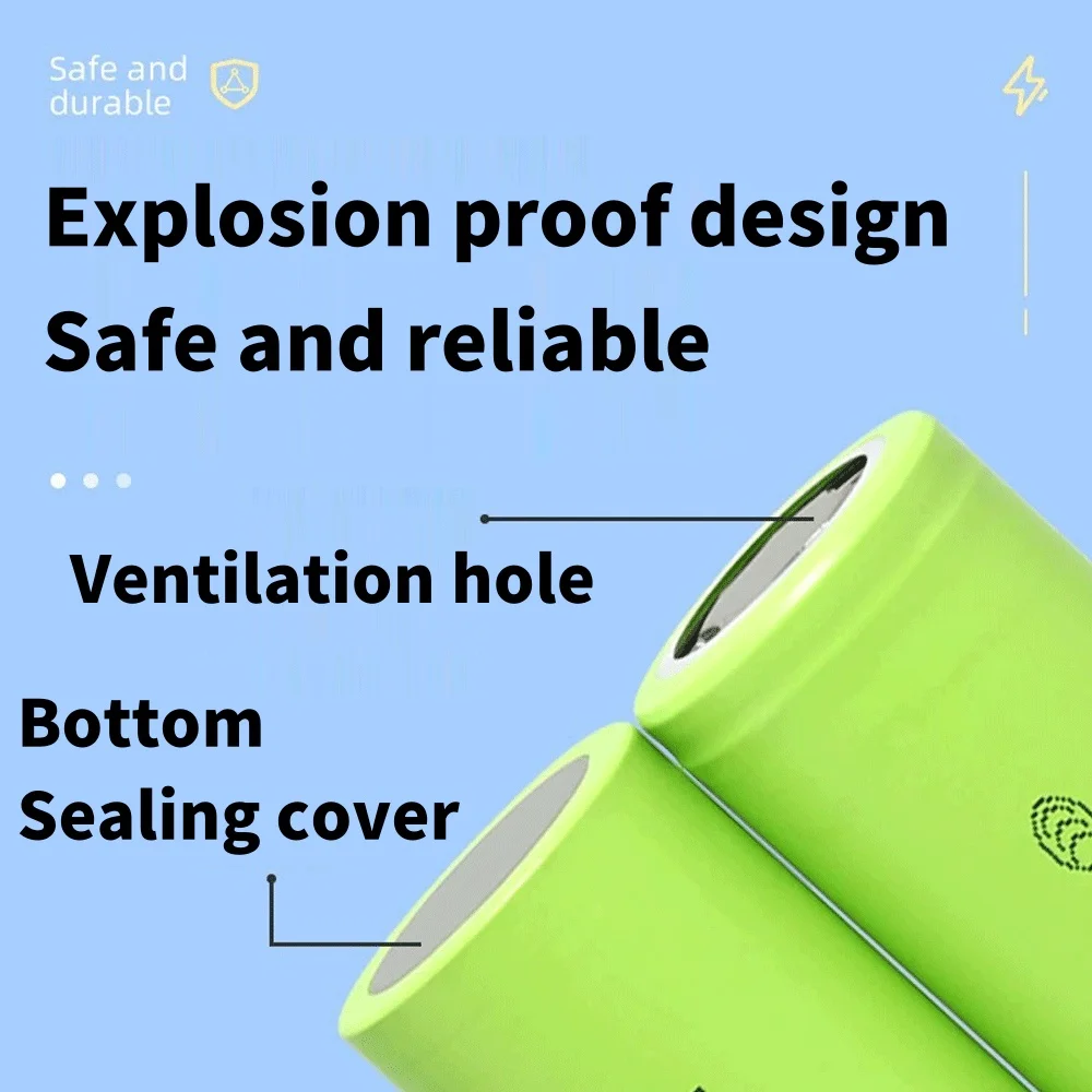 2026 15Ah 32140 Lifepo4 3.2V 48WH خلية بطارية سكوتر ذات سعة كبيرة A-grade Lifepo4 32140 Eve لتجميع حزمة البطارية