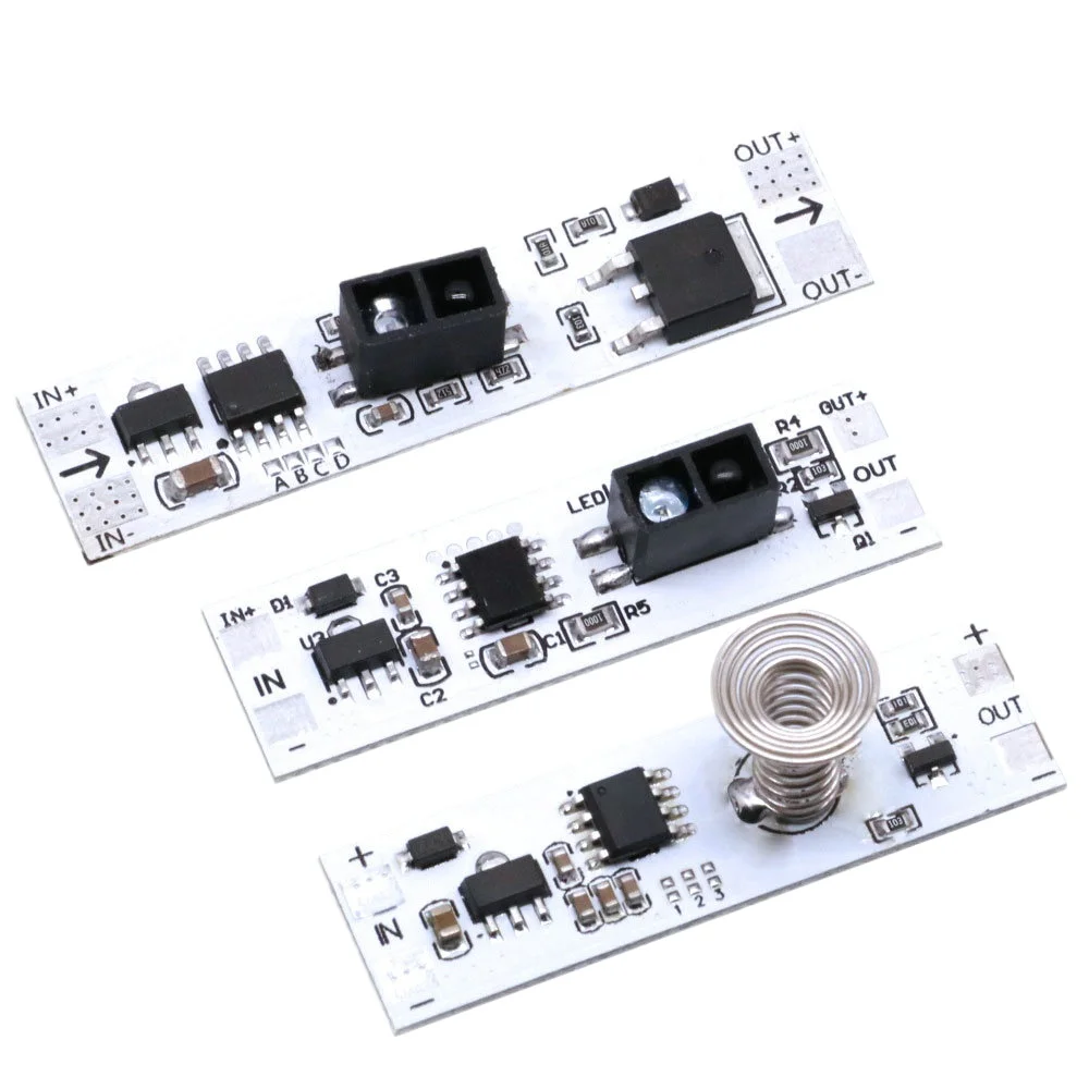 Touch Switch Capacitive Module 5V-24V 3A LED Dimming Control Lamps Active Components Short Distance Scan Sweep Hand SensorModule