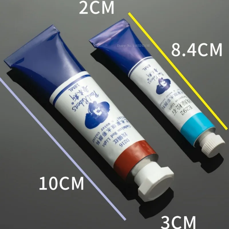 8/18ml Rubens Aquarell malt transparente röhrenförmige Schicht Farbe Aquarell Künstler Fine Art Malerei Arbeit Kreation Kunst liefert