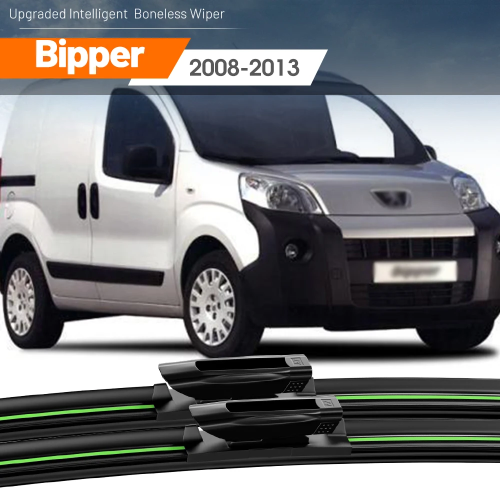 

2pcs For Peugeot Bipper 2008-2013 Front Windshield Wiper Blades 2009 2010 2011 2012 Windscreen Window Accessories