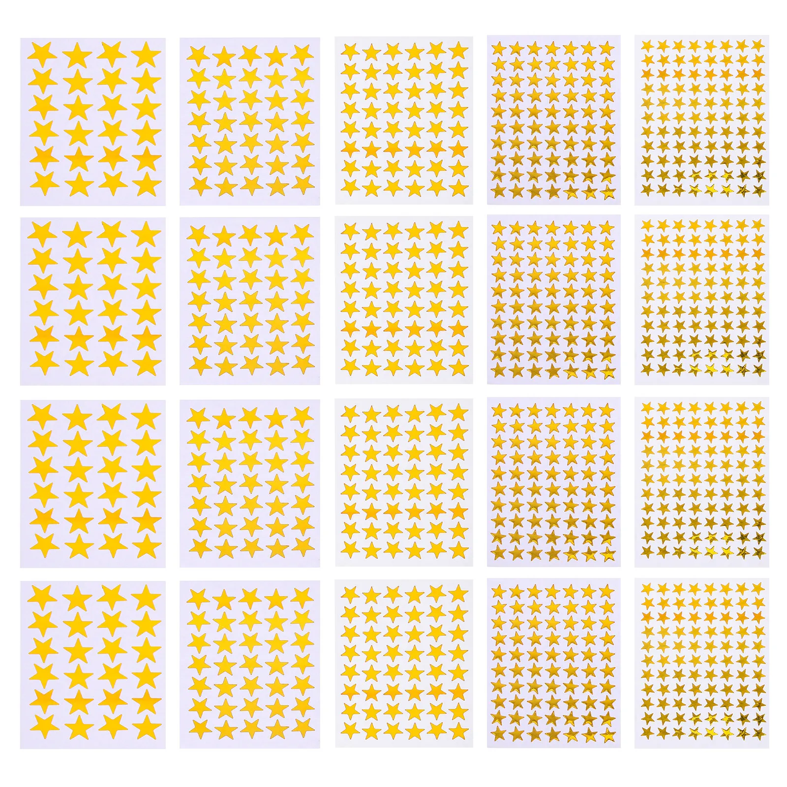 

50 листов наклеек в форме звезды, пятиконечные, для поощрения детей, для учебы, творчества, скрапбукинга и художественных проектов