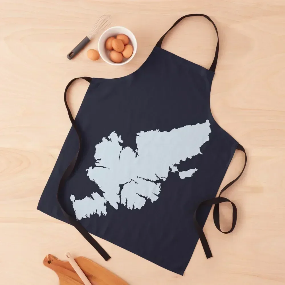 

Isle of Lewis and Harris - Pale Blue Apron Bib For Kitchen household woman Chef Uniform Things For Kitchen Apron