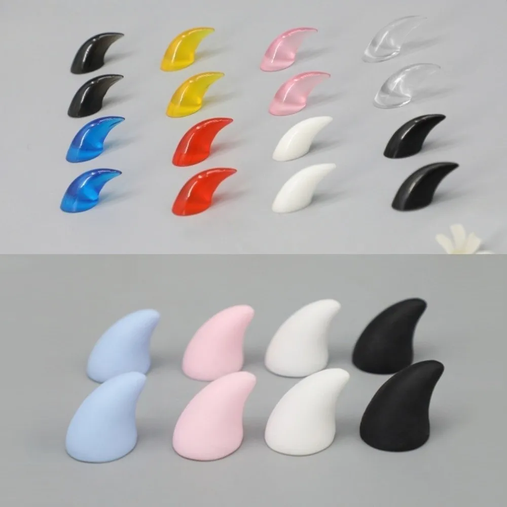 8pcs Multicolor Animal Fursuit Claws Accessories Epoxy Pointed/Obtuse Furry Claws Nails Cos Porps Handmade