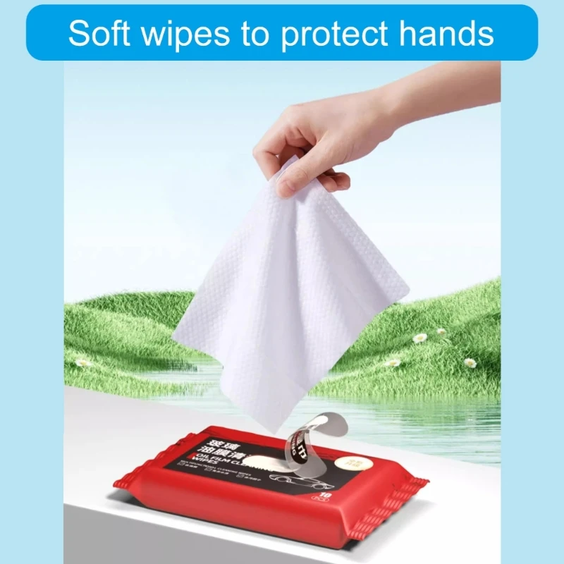 2025 New Car Windshield Glass Cleaning Wipes Night Use Streak Frees Oil Film Remover High Efficiency Glass Oil Film Removal