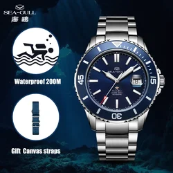 Seagull Ocean Star Men Automatic Mechanical Watch Luxury Clock Water Ghost Diver Business ST2130 Sapphire Waterproof HOT 816.523