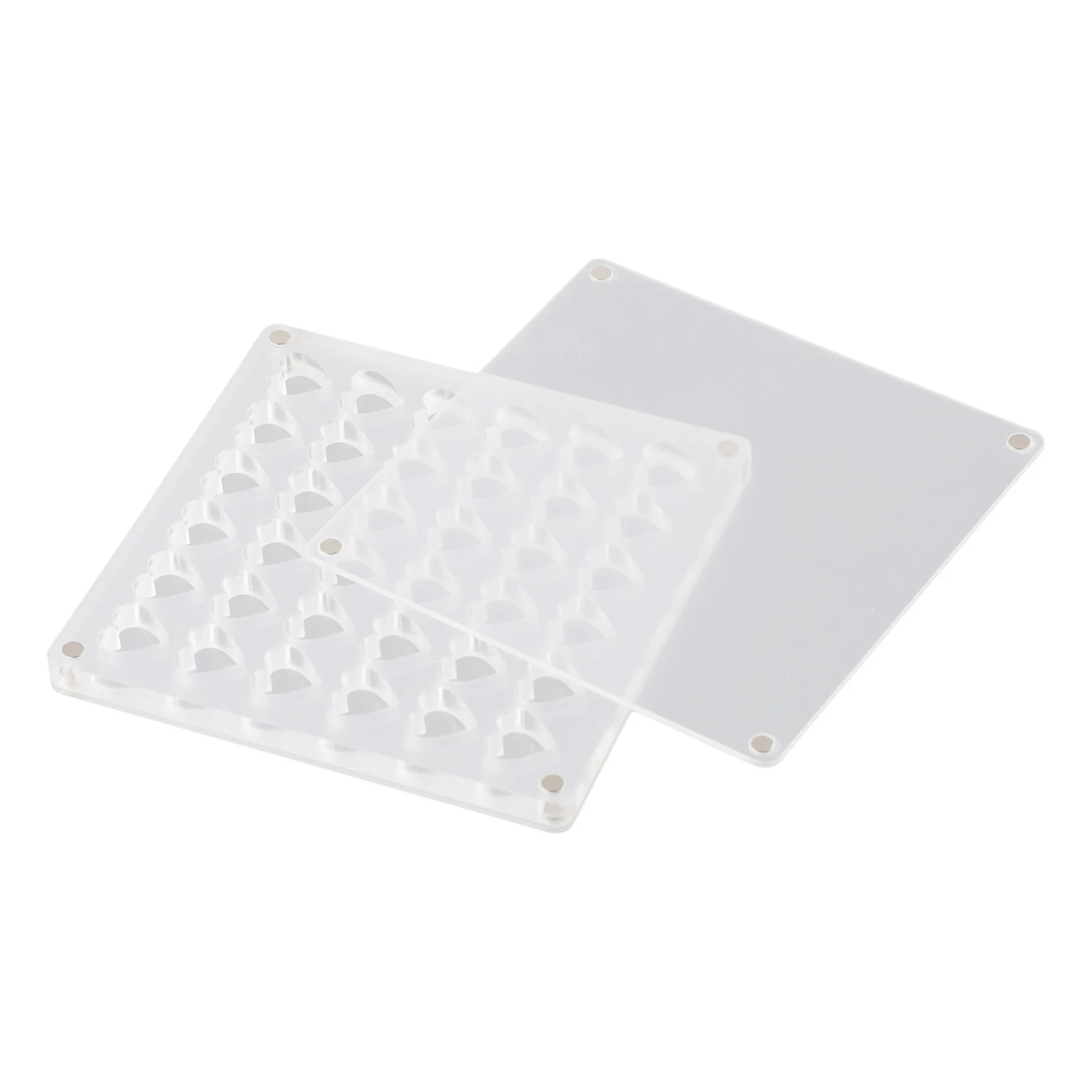 Unique Clear Container For Collectors Featuring An Innovative Magnetized Opening For Quick Access To Stored Items From The Beach