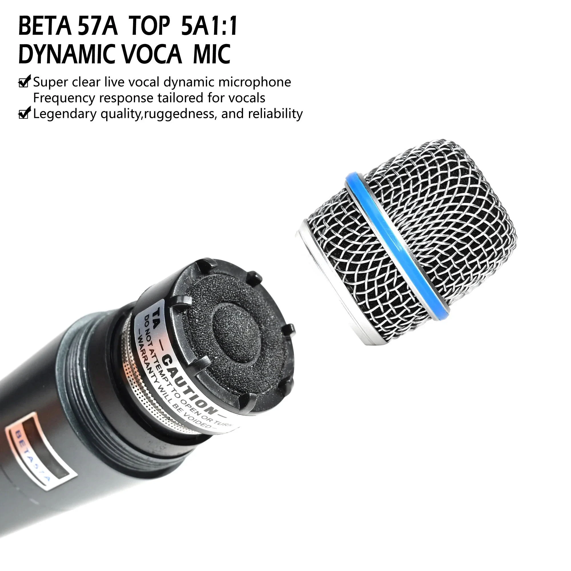 BETA 57A Supercardioid Dynamic Microphone For Stage Singing Professional Wired Microphone for Karaoke BBOX Recording Vocal