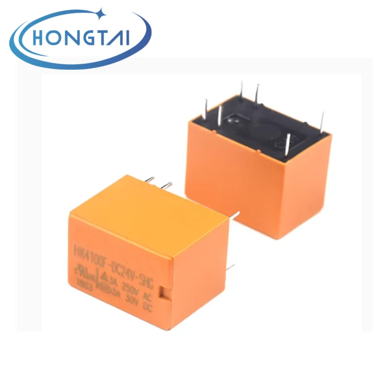 100PCs Free Shipping Relays HK4100F-DC3V-SHG DC5V-SHG DC9V-SHG DC12V-SHG DC24V-SHG 6Pin 3A Relay