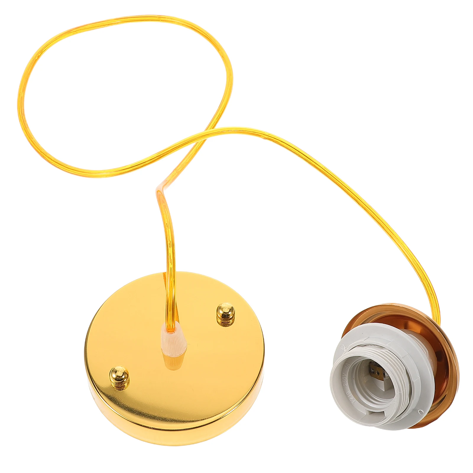 

1pcs E27 Full Thread Light Holder Mini Pendant Wire Adjustable Length Lamp Socket Assembly Replacement Hanging Lamp Fitting LED