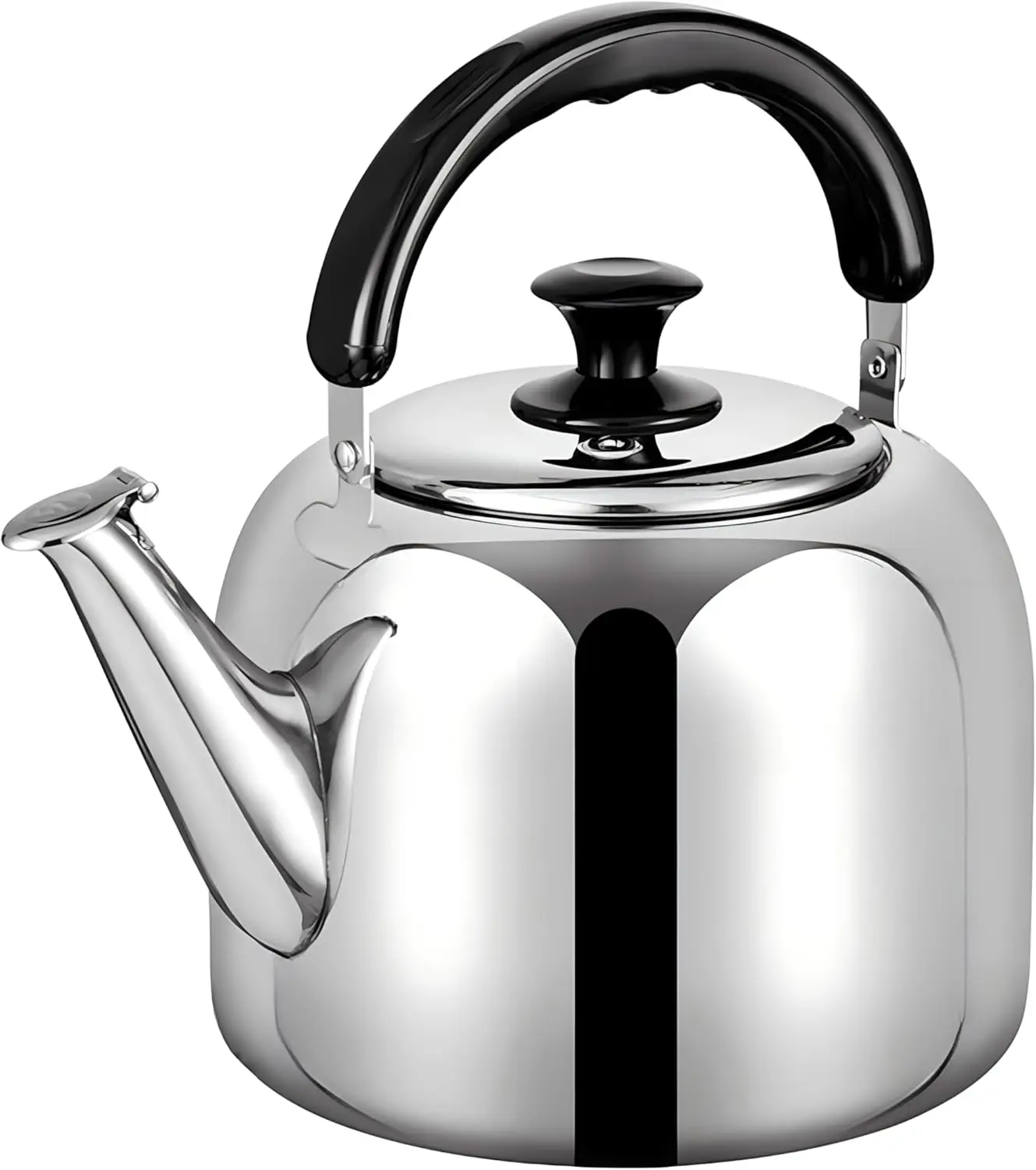 

Whistling Stovetop Tea Kettle,Food Grade 316 Stainless Steel,Hot Water Fast to Boil,Stovetop Kettle with Ergonomic Handle,3.1 Qu