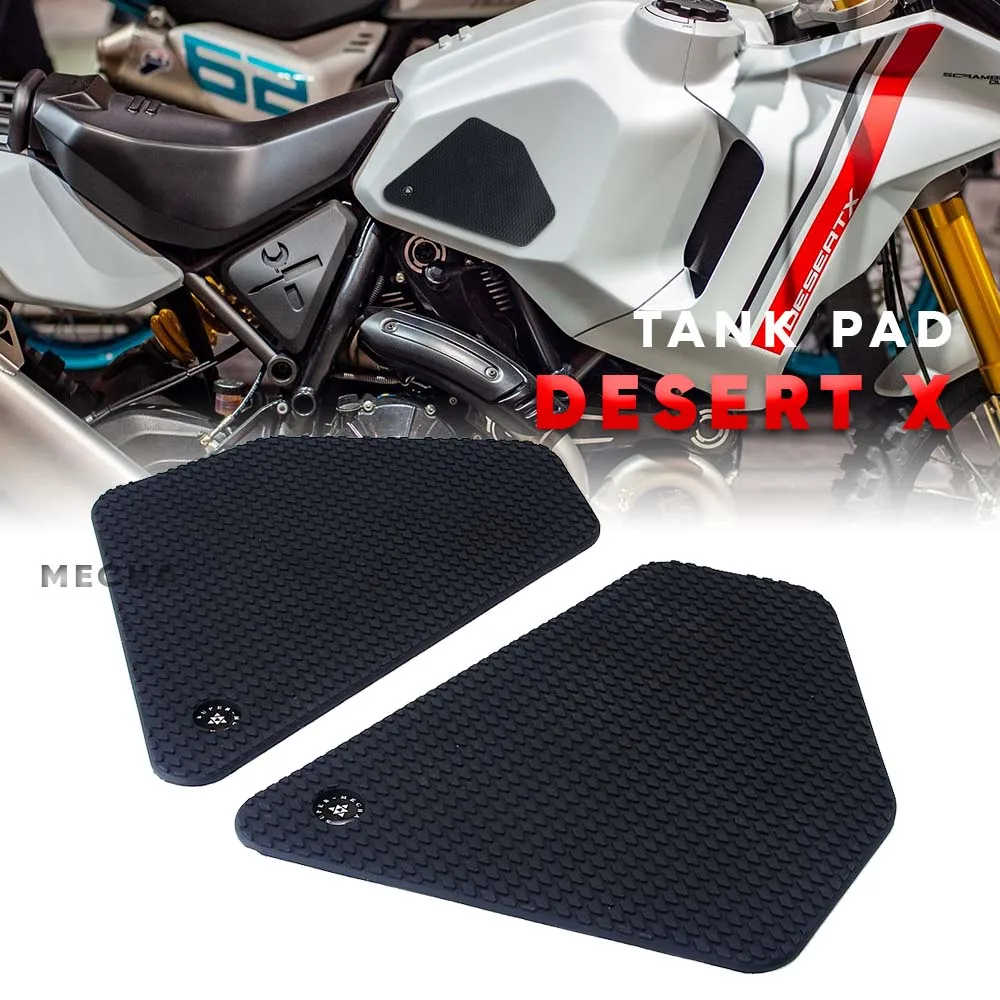 

For Ducati DesertX Desert X Protector Anti slip Tank Pad Sticker Gas Knee Grip Traction Side Pad 3M Decal