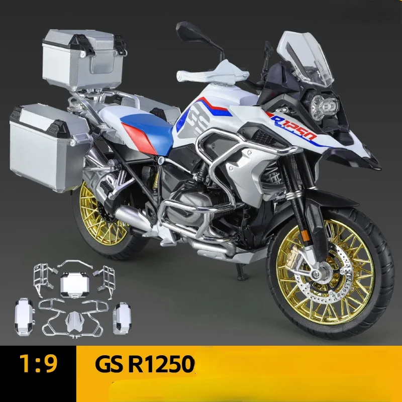 1:9 BMW R1250 GS Water Bird Motorcycle Simulation Alloy Model Adult Collection Decoration Gifts Toys for Boys M54