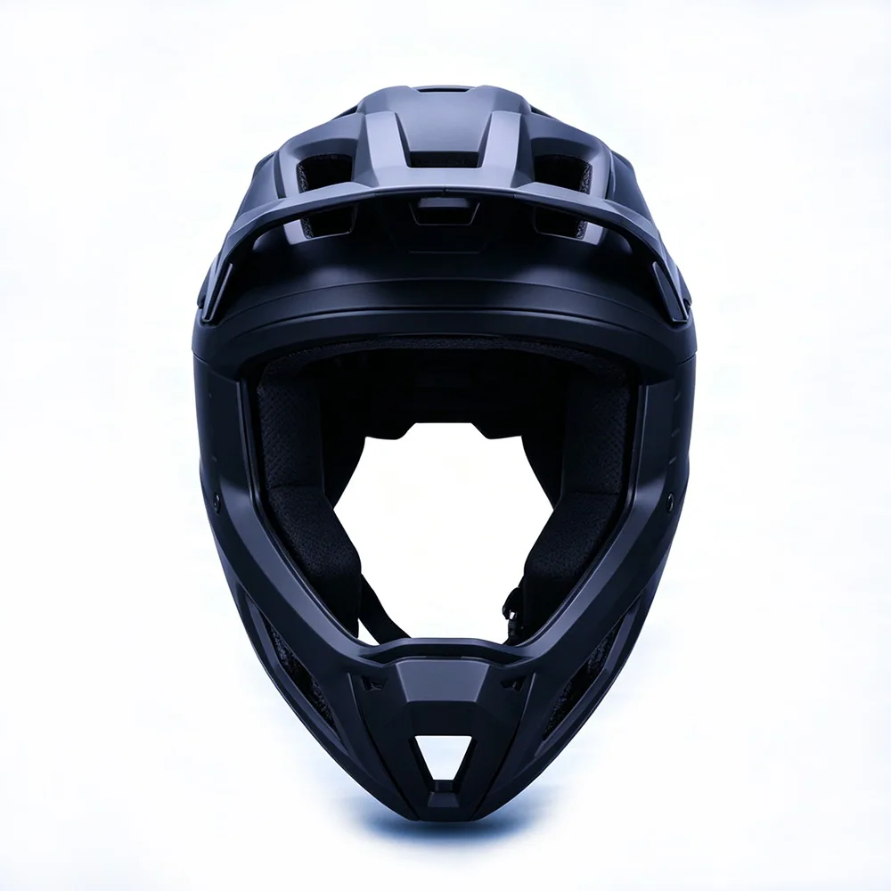 Full-Face MTB Helmet  CE Certified  All-Around Protection with Precision Ventilation