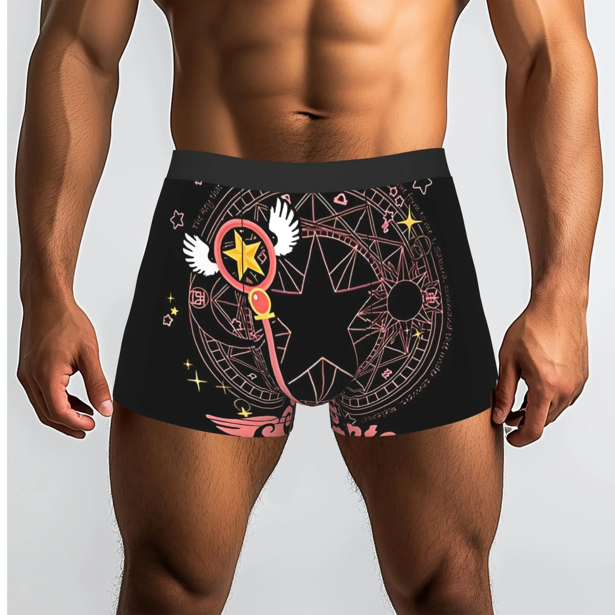 

Cardcaptor Sakura Magic Circle Bandai Cardcaptor Sakura Underpants Homme Panties Men's Underwear Comfortable Shorts Boxer Briefs