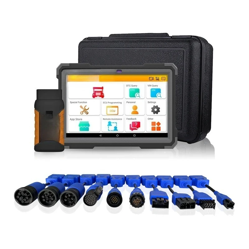 2022 New ND566 E Lite Heavy Duty Truck Full System Diagnostic Scanner for 12-24V Vehicles OBD2 Tools