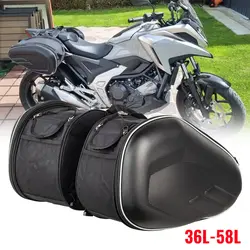 Pair Moto Saddle Bags Side Storage Luggage Helmet Bag Fork Tool Pouch For Aprilia Motor Universal Motorcycles