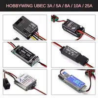 Hobbywing 10A 5A 3A 8A 25A UBEC output 6V 7.4v 8.4v supports 3-14s lithium battery high voltage rc Voltage Regulator Module
