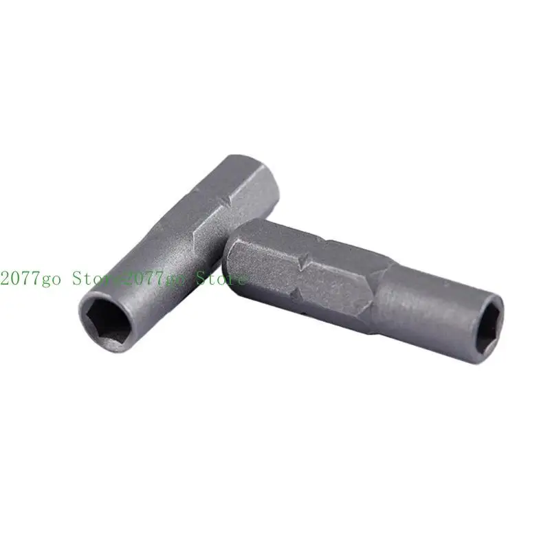 

Y1UD Pack of 2 Drive Converters 6.35mm 1/4Inch to 4mm Bit Adapter Electric Screwdriver Bit Adapter for Multipurpose Use