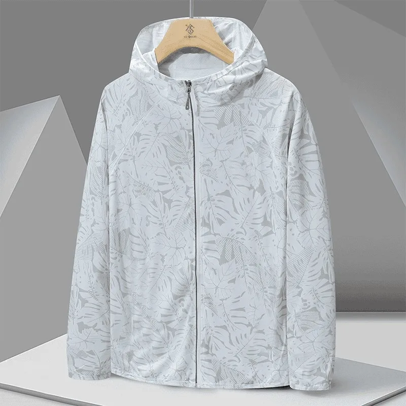 

Men's and women's summer casual skin jackets quick drying ice silk mesh sunscreen clothes thin UV resistant outdoor camouflage