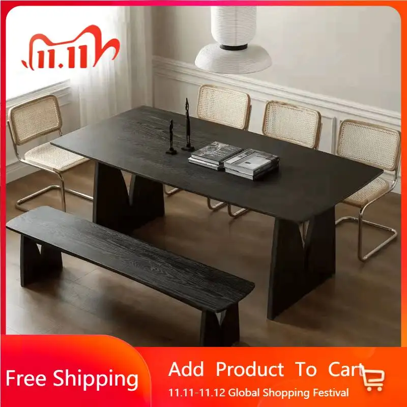 

Mahjong Party Table Wooden Designer European Rectangular Nordic Table Dining Restaurant Salon Muebles Living Room Furniture