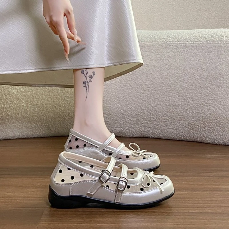 Women's 2026 New Shoes Summer Mesh Breathable Splice Casual Non-slip Low-top Shoes
