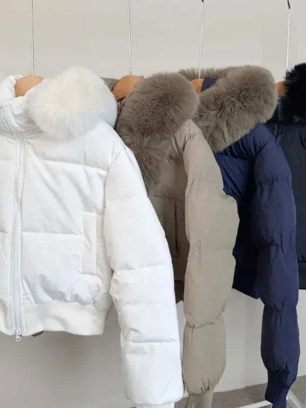 Jaet en coton à capuche détachable pour femme, vêtement d'hiver rétro coréen, petite taille, coupe cintrée, nouvelle collection hiver