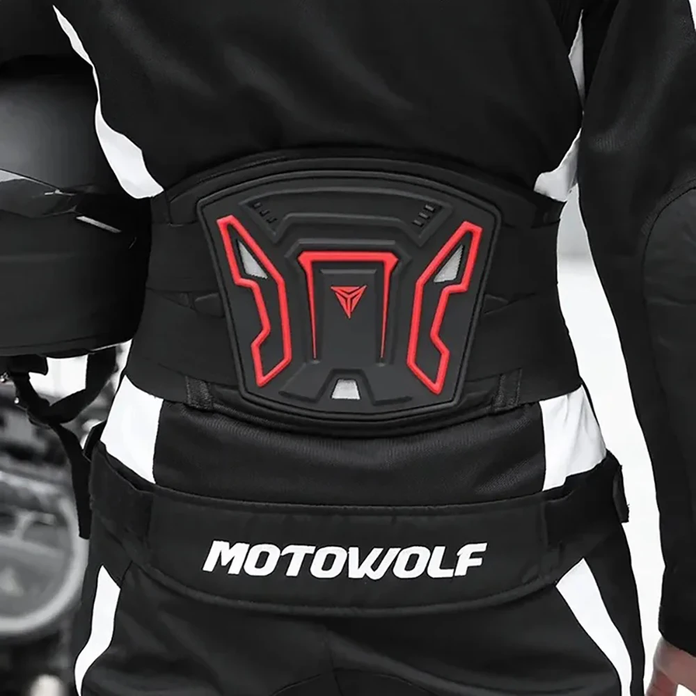 Motocicleta ajustável protetor de cintura, respirável Moto Protector, profissional Motocross Guard, ciclismo proteção, cinto protetor