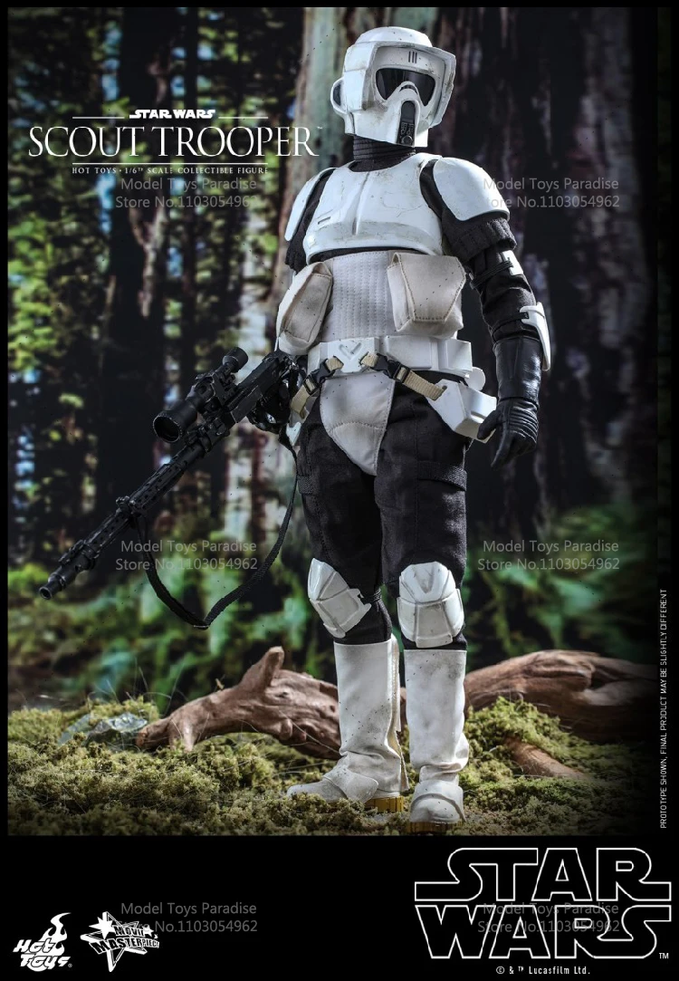 HotToys HT MMS611 1/6 Collectible Toys Scout Soldiers Star Wars: Episode VI - Return of the Jedi 12'' Action Figure Model Gifts