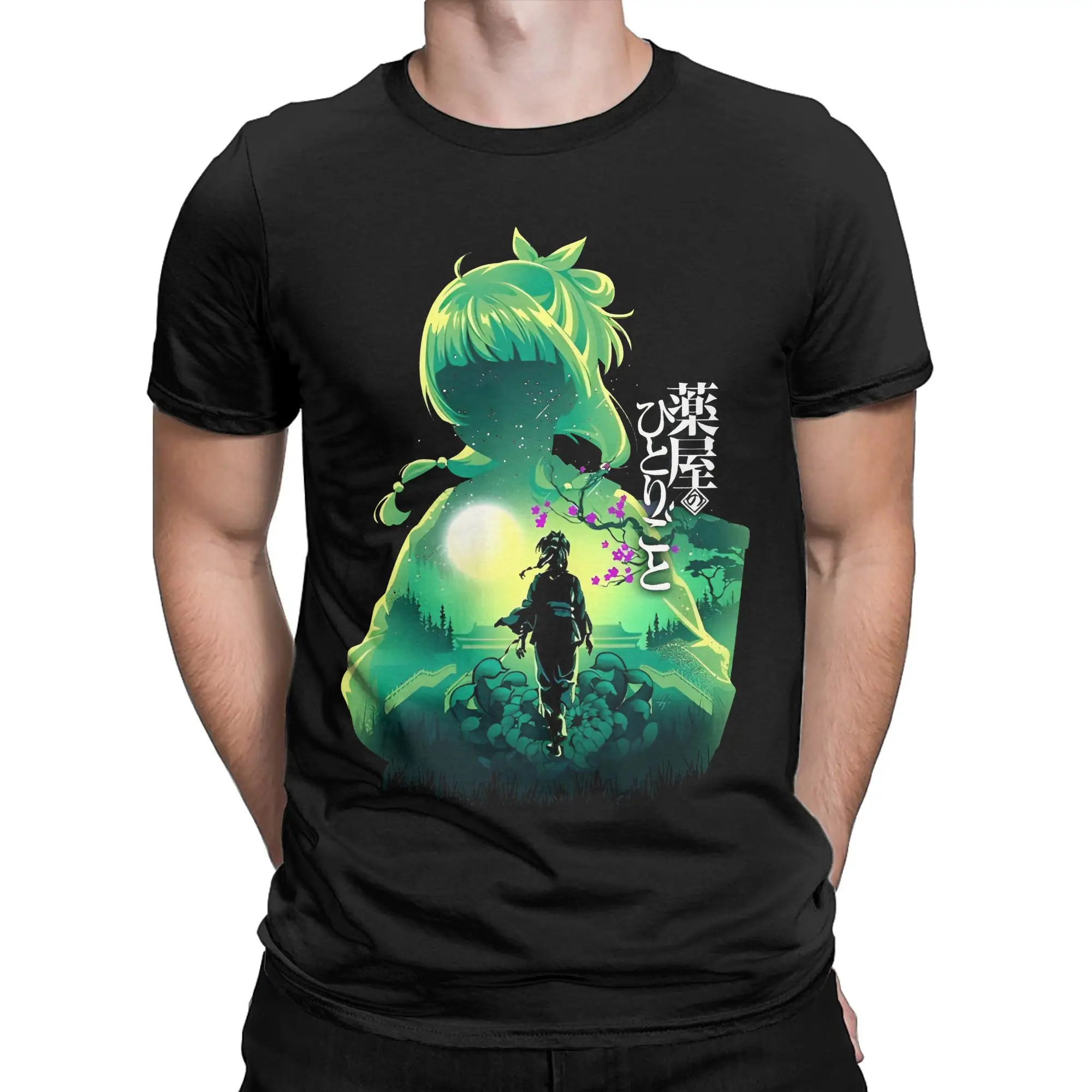 Maomao The Apothecary Diaries T-Shirts Men Manga Anime Vintage 100% Cotton Tee Shirt O Neck Short Sleeve T Shirt Printed merch