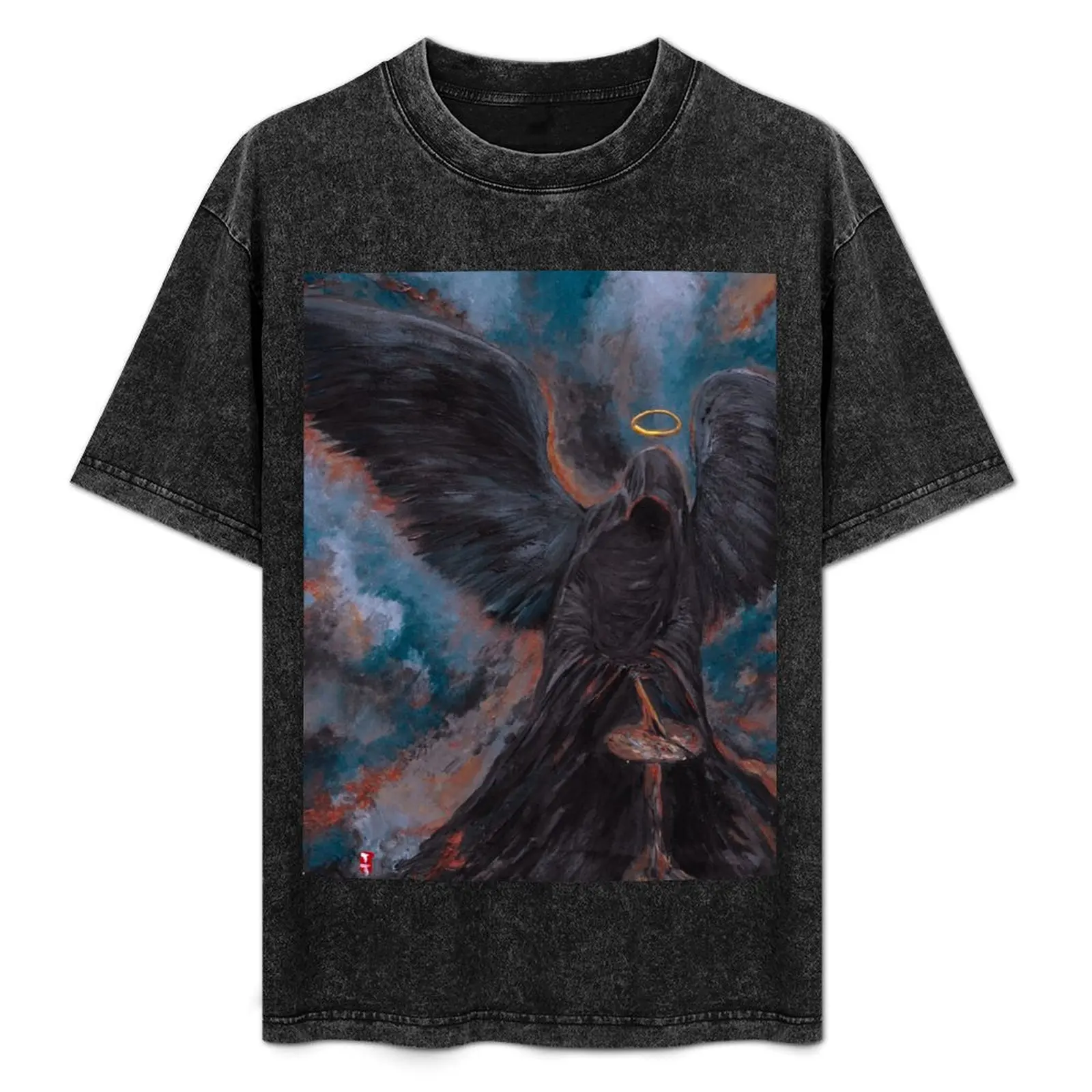 

Angel of death T-Shirt Classic Graphic Short Sleeve Top