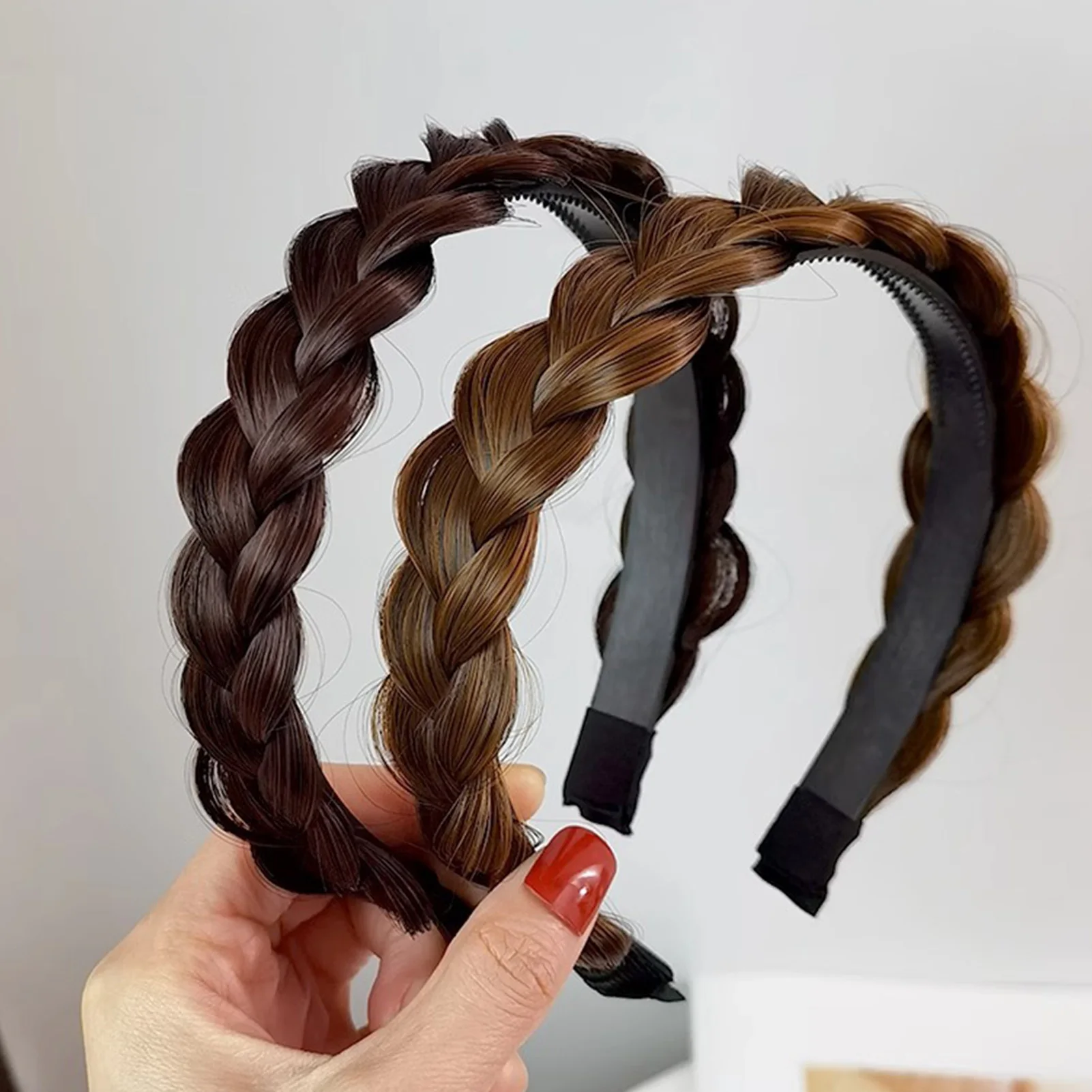 Image of Minimalistische Stirnbänder für Frauen, Zöpfe, Haarbänder, trendige Mode, Haarreifen, Damen, tägliche Kopfbedeckung, Haar-Styling-Zubehör