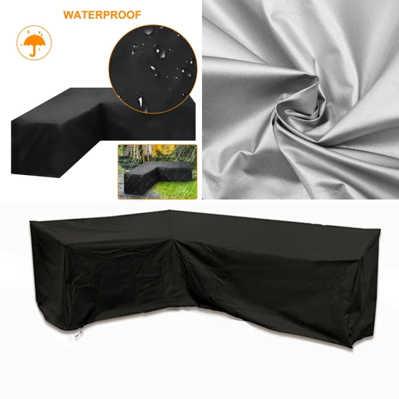 

Corner Sofa Waterproof Cover For Moving Dustproof Scratch Resistant Protective Cover Thickened 210D Oxford Cloth