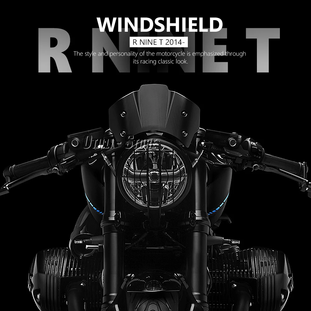 Motorcycle Accessories Riding Windshield Visor Windscreen Fits For BMW R9T RnineT R NineT NINET RNINET R NINE T 2014 - 2022 2023