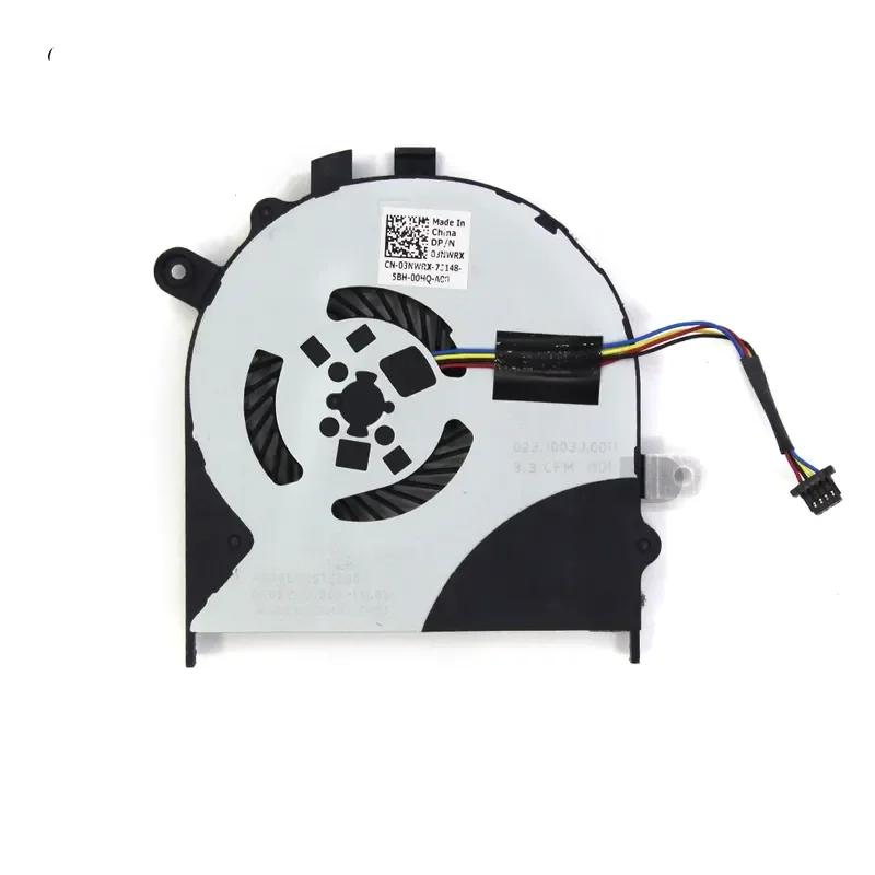 Ventilador de Resfriamento para Laptop Dell KSB0705HBA11 DW2RJ Compatível com Dell Inspiron 13-7000 7347 7558 7568 7348
