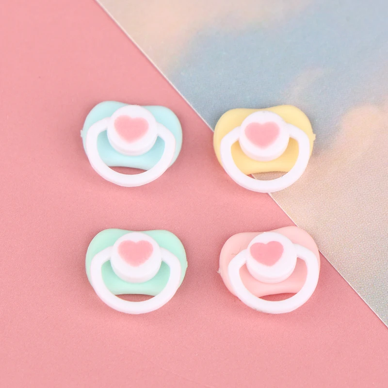 

5Pcs Lovely Mini Doll Pacifier Play House Supplies Dummy Nipples For OB11 BJD Doll Baby Dolls Kids Toy Baby Pacifier Accessories